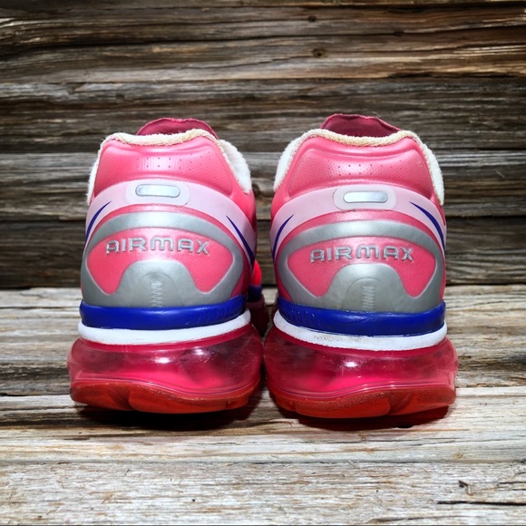 Nike Air Max Pink 2011 Running Shoes Sneakers - Picture 5 of 8